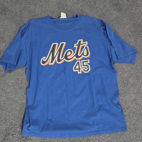 Lee Other - Vintage Lee Sport New York Mets Pedro Martínez #45 T-Shirt Blue Men’s XL